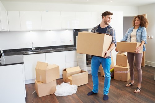 Moving day planning and loading for removals in Ilford