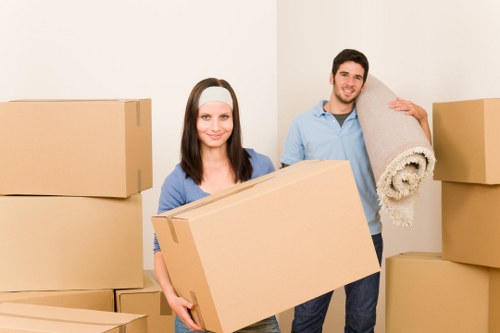 Professional movers organising transport for a residential relocation in Ilford