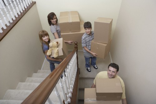 Careful loading and transport during an office move in Ilford